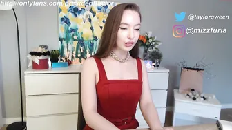 presidenttaylor pretty bitch strips down to her panties