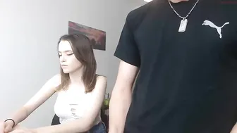 dakotaandconnorr busty blonde gently masturbates cunt