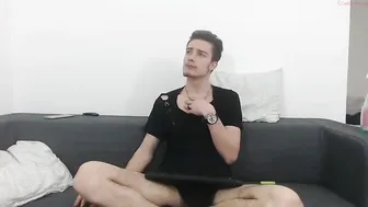 dakotaandconnorr fascinating skin strips and pulls pussy