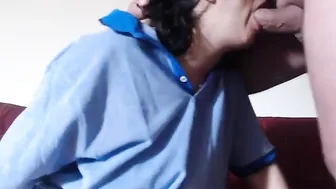 couplelyon charming chicks having fun in a pose