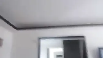 couplelyon busty brunette caresses shaved vagina