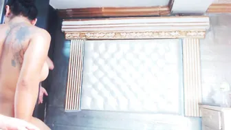 cutelatinavip big tit teases her pussy with a phallus