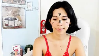 dairadairy tiny in a mask caresses the vagina