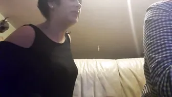 couplelyon cute little doll caresses big boobs
