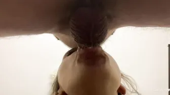 Candy Kitty  young trash masturbates shaved pussy