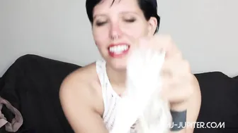 aj jupiter pornhub caressed on the bed