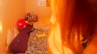 annabelle bestia spectacular slut strokes her clit