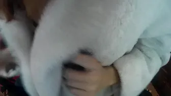 annabelle bestia gorgeous jerks off a banana and cums.