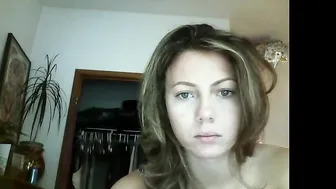 babygirlfriend cute wench pulls vagina with phallus