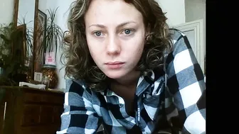 babygirlfriend naked handjob on the floor