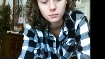 babygirlfriend naked handjob on the floor