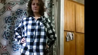 babygirlfriend cute lady shows natural tits