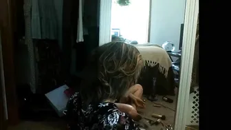 babygirlfriend crazy chick caresses shaved cunt