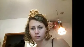 babygirlfriend hot lady furiously twirling big ass