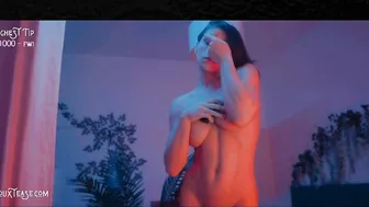 douxtease naughty girl strips down to her underwear