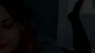 Teacher of Magic dark haired babe fucks pussy