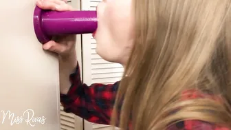 MissRivas cute chick jerks both holes