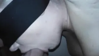 blindfolded and fucked in the mouth