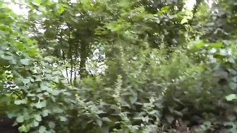 masturbated and finished on the face in the park