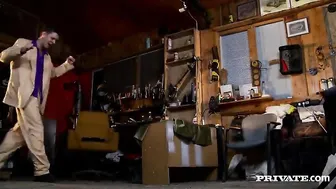 fucked a whore in two barrels