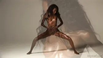 intimate photo session with a black woman