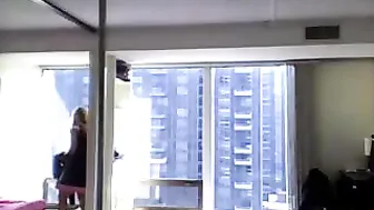 coconess Naughty female caresses shaved cunt