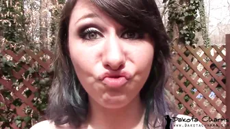 dakotacharmsxxx adult bitch gently caresses vagina