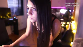 mayahepburn naughty queen puts on beautiful tits