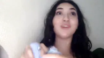 juliejoint petite hottie passionately jerks off her cunt