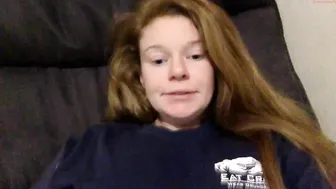 kassidylane openwork wench in stockings coyly changes poses and strokes shaved pussy