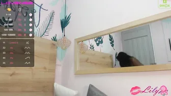 lily_baudinx classy chick strips and caresses her cunt