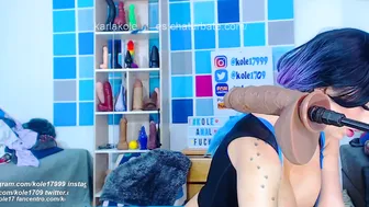 karlakole busty mare caresses pussy