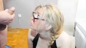 justahornywife busty bitch in stockings masturbating with fingers