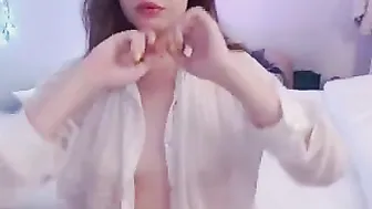 ivyontheqt gorgeous prostitute caresses shaved cunt