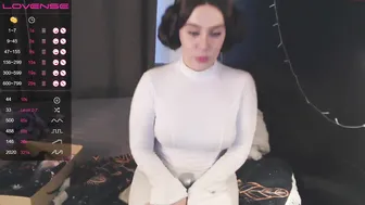 i_esus in stockings teased pussy lying on her back