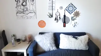 highfrequency cute bitch gently fingering pussy
