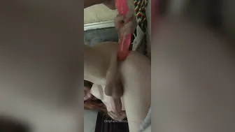 Carrie Emberlyn  beautiful slut plows pussy with phallus