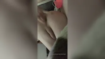 Carrie Emberlyn  beautiful slut plows pussy with phallus