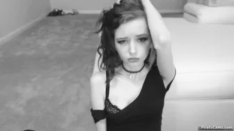 Stormyy  busty blonde gently masturbates cunt