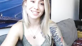 imperialkiss incendiary lady masturbates both holes with pleasure