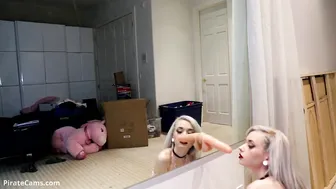 Stormyy  naughty doll fucks herself with a phallus