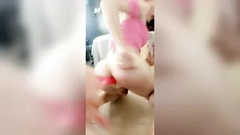 Carrie Emberlyn  openwork babe turns with juicy tits