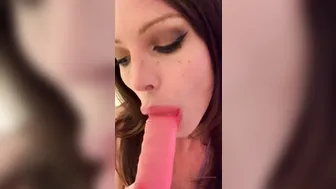 Carrie Emberlyn  cute queen sucking penis
