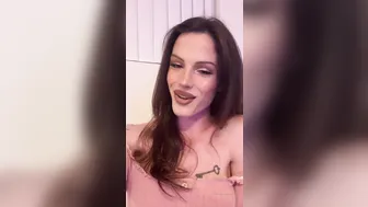 Carrie Emberlyn  gorgeous bitch caresses big boobs