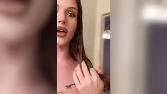 Carrie Emberlyn  gorgeous bitch caresses big boobs