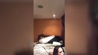 diversestacey gorgeous brunette girl passionately sucks dildo