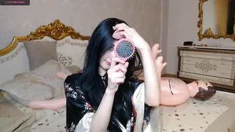 korean_soup adorable chick engages in double penetration