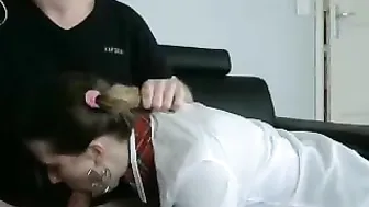 lexus64100 solid brunette masturbates shaved holes