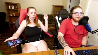 letsfuk73 caresses pussy through panties