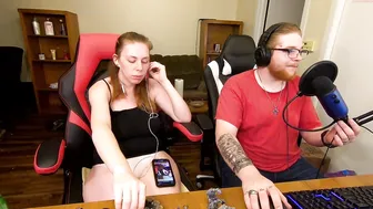 letsfuk73 caresses pussy through panties